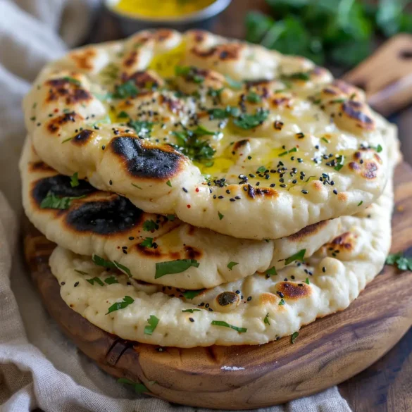 Easy Homemade Naan Bread Recipe Easy Homemade Naan Bread Recipe