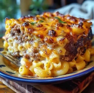 Mac and Cheese Meatloaf Casserole 6 Mac and Cheese Meatloaf Casserole