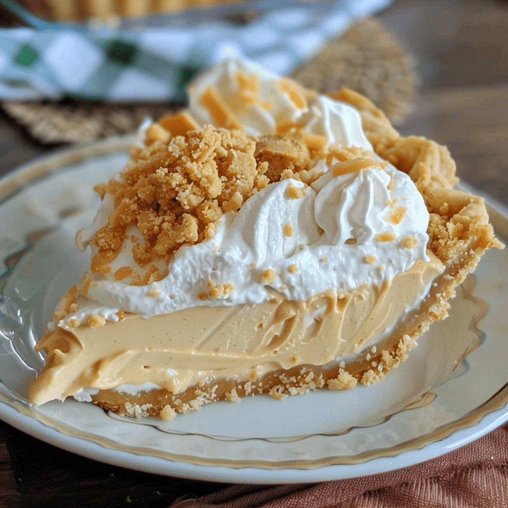 Amish Peanut Butter Cream Pie