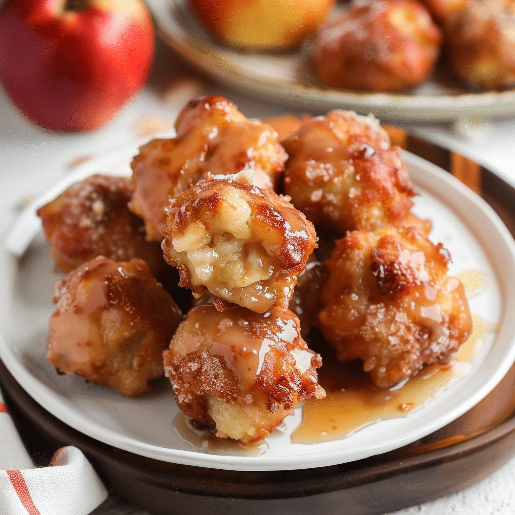 Apple Fritter Bites
