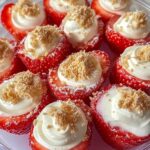 Cheesecake Deviled Strawberries