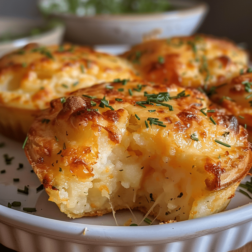 Cheesy Mashed Potato Puffs