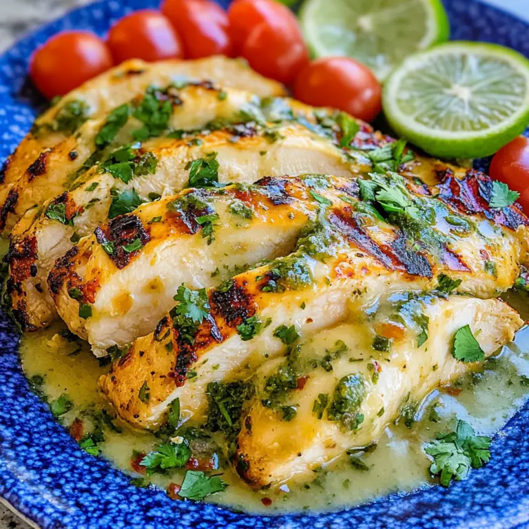 Grilled Salsa Verde Pepper Jack Chicken