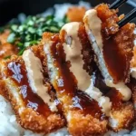 Japanese Katsu Bowls with Tonkatsu Sauce