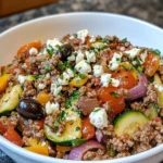 Mediterranean Ground Beef Stir-Fry