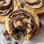 Peanut Butter Brownie Swirl Cookies