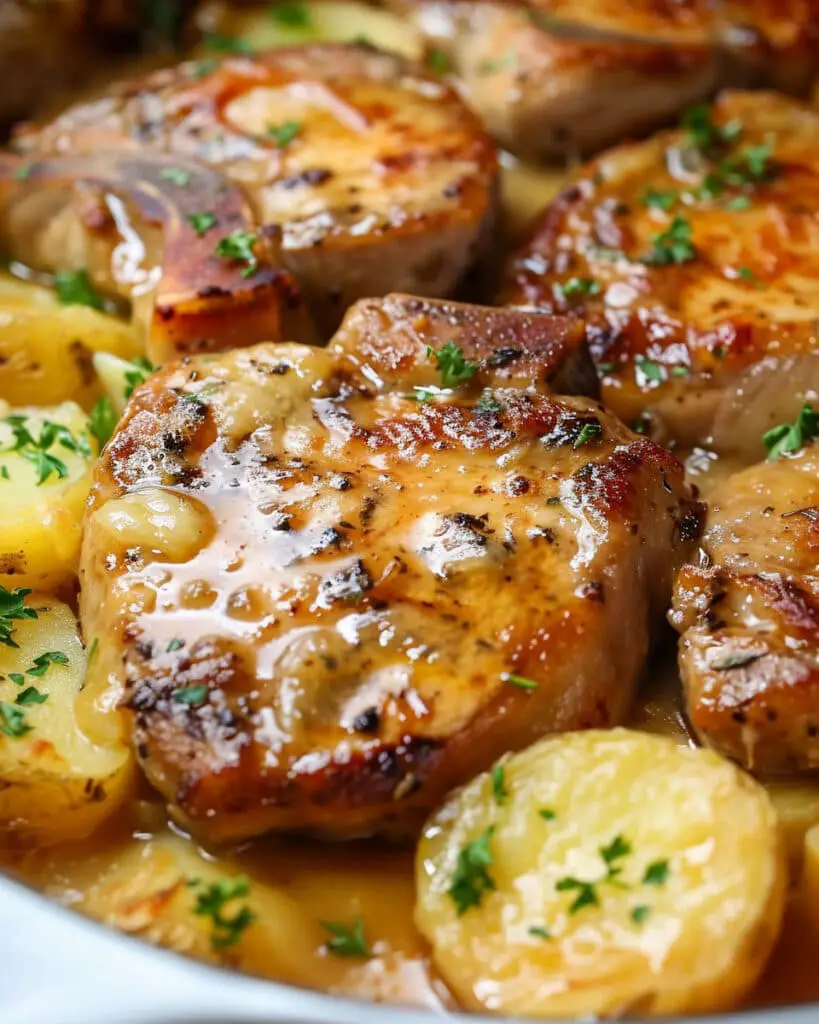 Pork Chops with Scalloped Potatoes