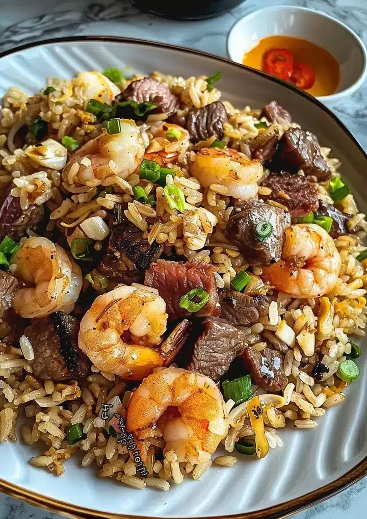 Shrimp & Steak Fried Rice