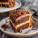 Turtle Caramel Cake