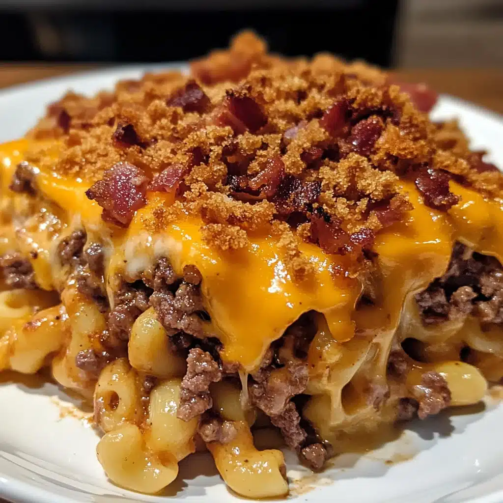 BBQ Bacon Cheeseburger Casserole