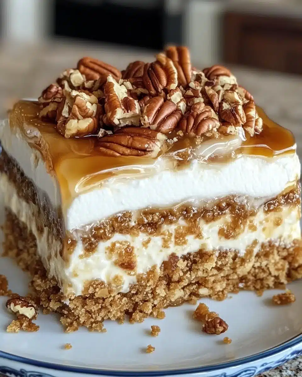 Pecan Pie Lasagna – A No-Bake Dream Dessert