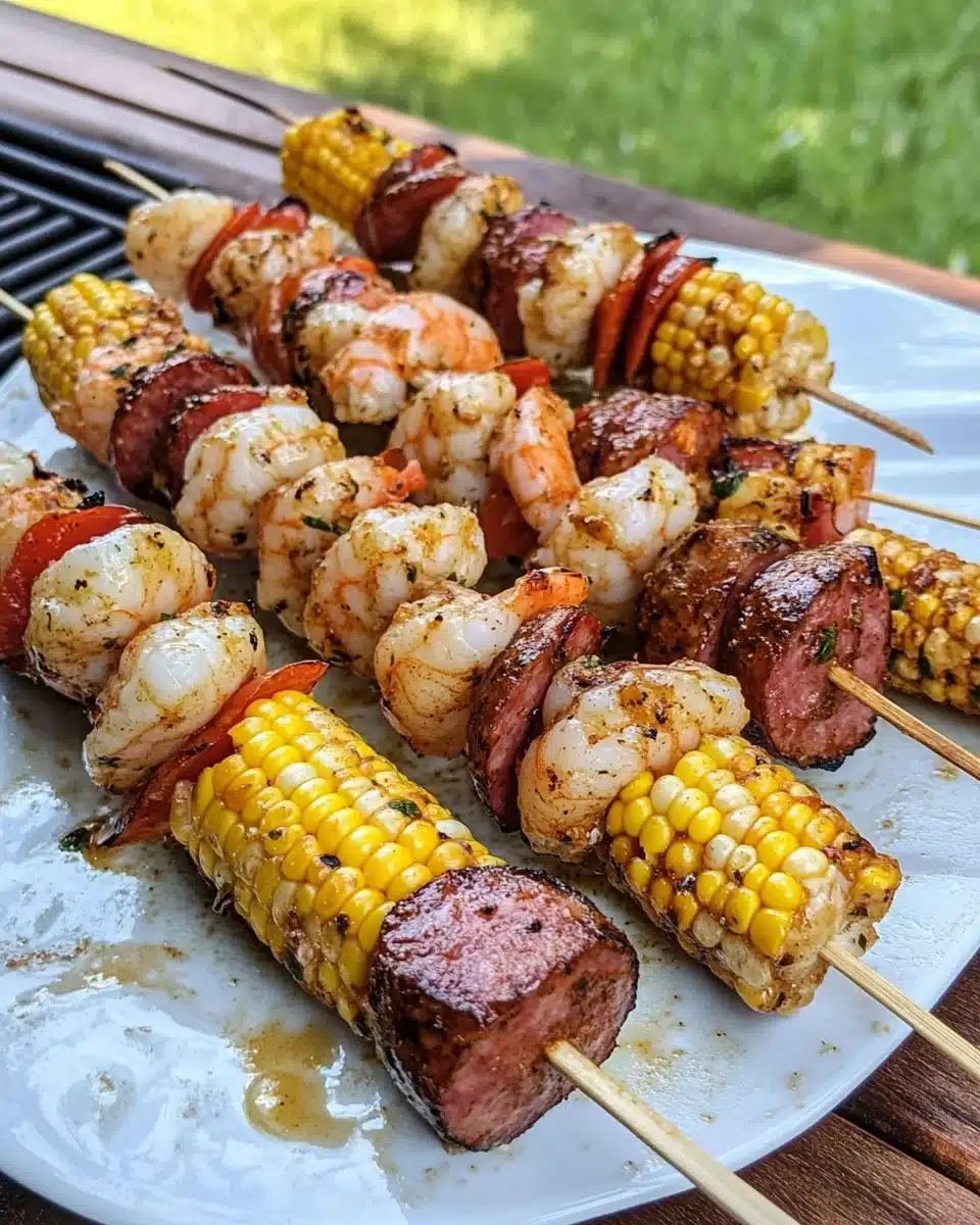 Grilled Seafood Skewers are the pinnacle of summer