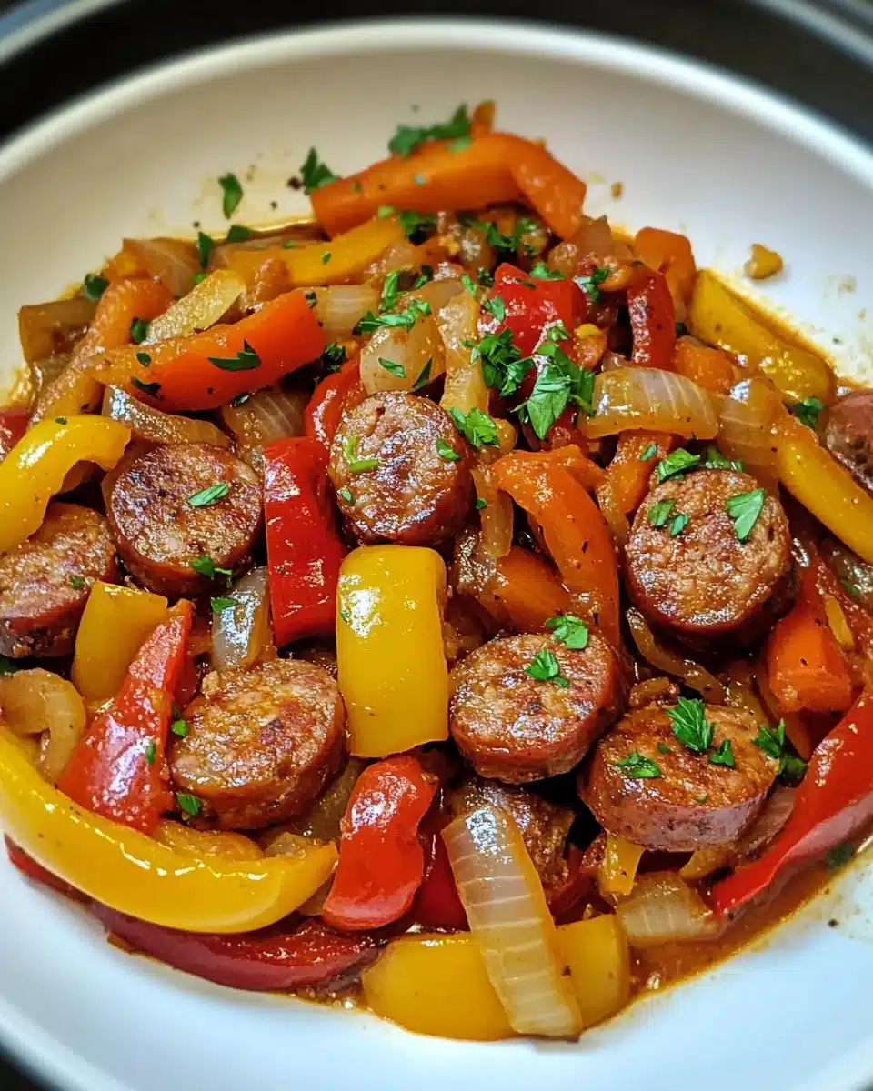 Slow Cooker Sausage and Peppers: A Flavorful One-Pot Meal